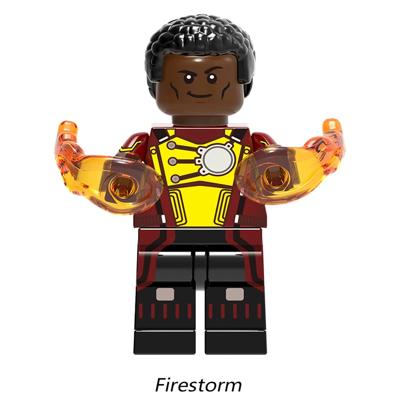 For legoings Super hero Supergirl Prometheus Atom Rick Flag Emiko legoing model building kits blocks toys The avengers FigureS