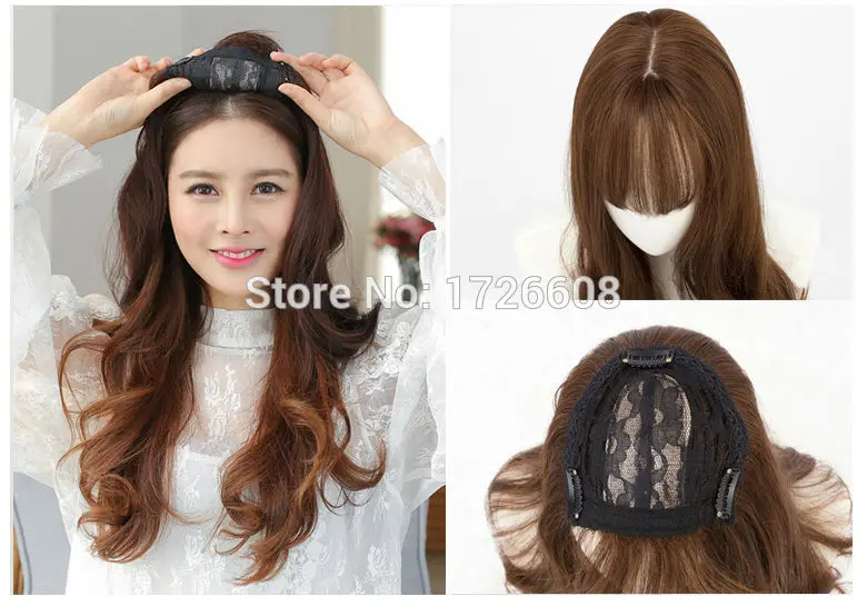 

Silk Base Party Wig Female Hair pieces New Premium Hair Replacement Toupee Lace Frontal Closure with bundles Synthetic Accessory