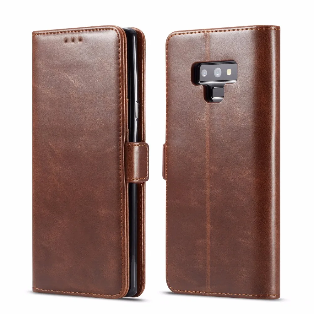 

Coque For Samsung Galaxy Note 9 Case Luxury PU Leather Wallet Vintage Magnetic Cover For Galaxy Note 8 Case
