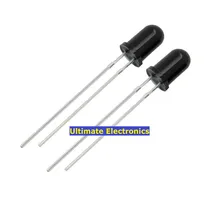 20 шт. 5 мм инфракрасная эмиссионная трубка инфракрасная пусковая трубка инфракрасная приемная трубка F5 Круглый светодиодный Тип 940nm