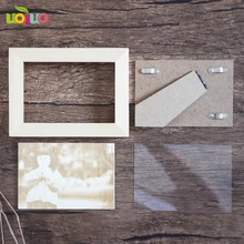 Винтажная Свадебная фоторамка, пользовательские деревянные Свадебные рамки для пары, персонализированный рустикальный подарок на свадьбу, 5 дюймов фото