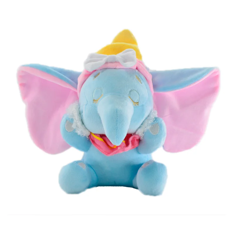 

9.84" 25cm Dumbo Cute Big Ear Elephant Plush Toys Dolls with Sucker Keychain Pendant Soft Stuffed Boys Girls Kids Baby Gifts