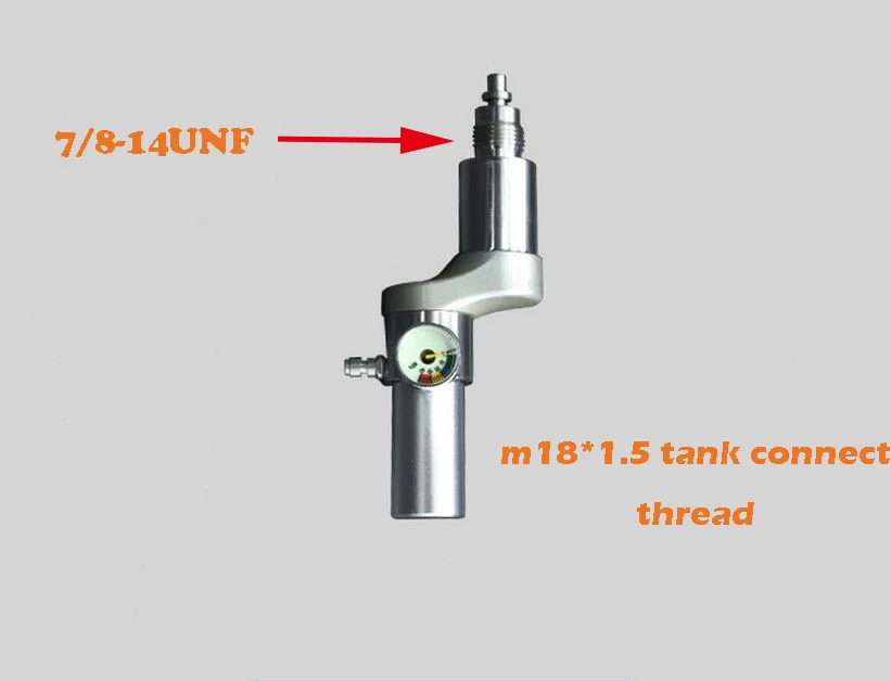 Воздушный постоянный клапан 3000psi Выходное давление Регулируемый регулятор 4500psi на входе HPA тестовые клапаны из нержавеющей стали