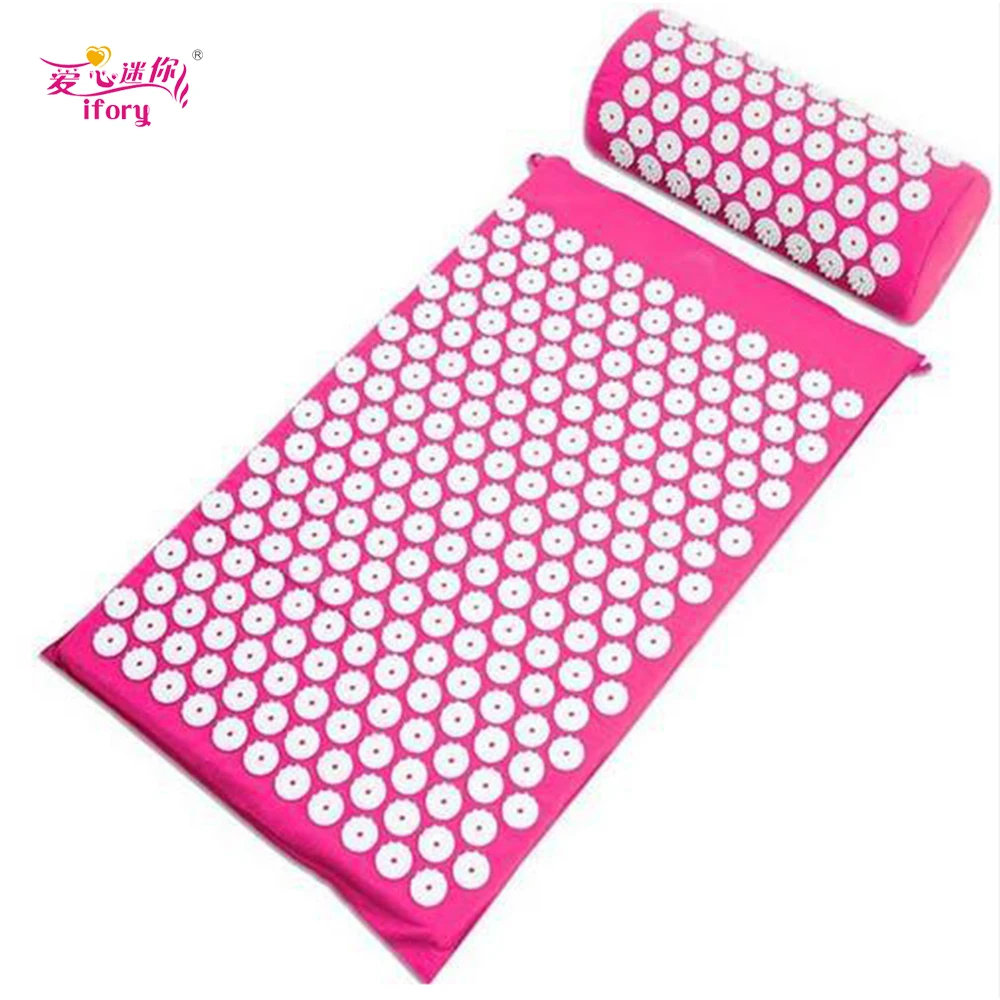 Ifory Acupuncture Massage Cushion Sets Pillow Effective Relief Back Pain Neck Pain Acupuncture Spike Yoga Mat Pin Pad/Yoga Mat Ifory Acupuncture Massage Cushion Sets Pillow Effective Relief Back Pain Neck Pain Acupuncture Spike Yoga Mat Pin Pad/Yoga Mat