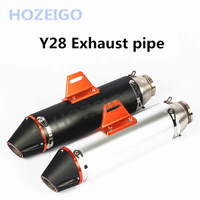 380MM Motorbike refitted off road Y28 straight exhaust pipe exhaust