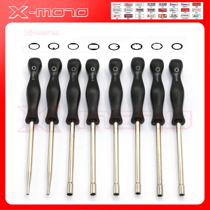 4/6/8Pcs Carburetor Tool Splined Carb Adjusting Screwdriver for Common