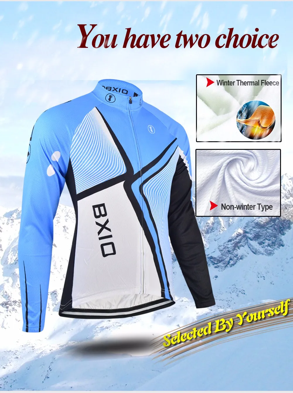 BXIO Invierno Майо Ciclismo Pro MTB велосипедная одежда с длинным рукавом Зимняя Теплая Флисовая одежда для велоспорта осенняя одежда для велоспорта 043J