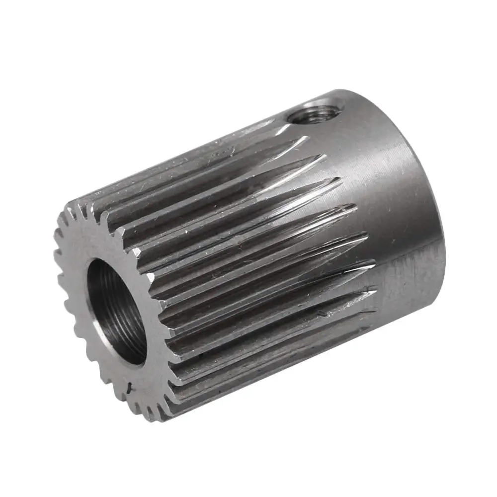 

13.5x18mm Stainless Steel 25 Teeth 0.5 Mold Motor Metal Gear Wheel 6mm Hole Dia Fit for DIY Small Drilling Machine