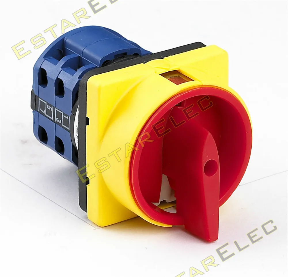Buy 690V 20A Padlock Rotary Cam Switch OFF ON 2