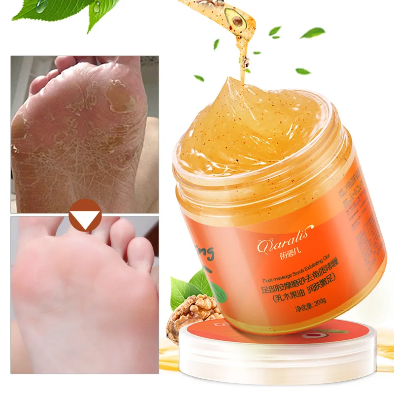 

Daralis Foot SPA Foot Scrub Cream Exfoliating Foot Peeling Cream Dead Skin Remove Whitening Smooth Moisturizing Feet Cream 200g