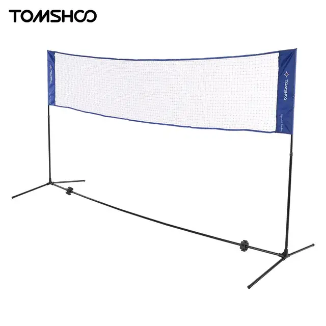 TOMSHOO Tennis Badminton Net System Indoor Outdoor Sports Volleyball ... TOMSHOO Tennis Badminton Net System Indoor Outdoor Sports Volleyball ...