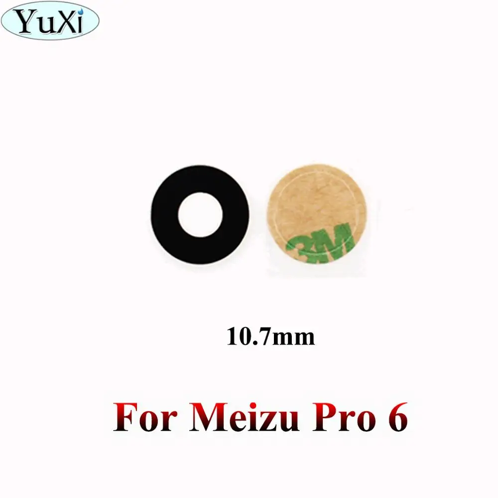 Стекло для камеры YuXi для Meizu MX3 MX4 MX5 Pro 5 6 7 Plus E2 E3 U10 U20 M15 lite Plus стекло объектива Корпус Запчасти для замены - Цвет: For Meizu Pro 6