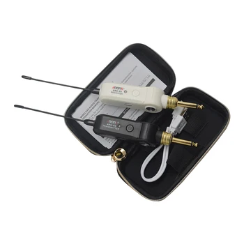 

NEW AROMA ARU-03 UHF Wireless Audio Transmission System Transmitter Receiver Built-in Rechargeable Lithium Battery for Guitar
