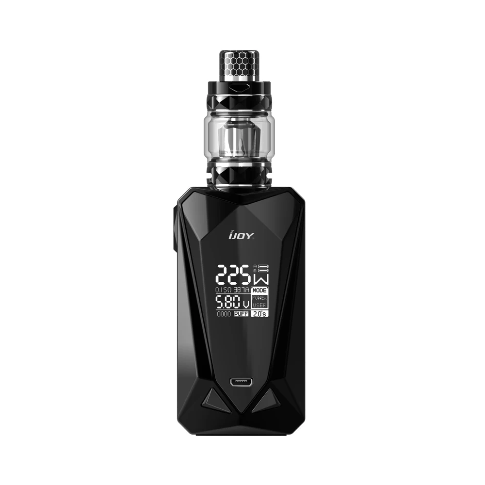 Распродажа! IJOY Diamond мини комплект с 225 Вт Millisecond fire 2 18650 батареи mod и сетки катушки