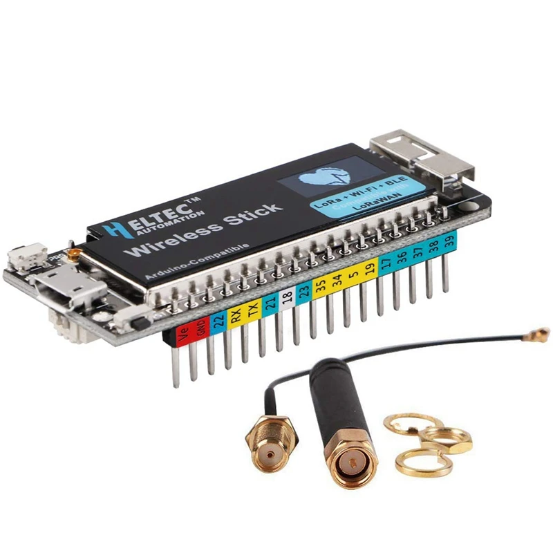 Esp32 макетная плата с 0,49 дюймовым oled-дисплеем с поддержкой Wi-Fi Bluetooth, 240 МГц Esp32 Sx1276 Lorawan 64 м-бит вспышка с 868/