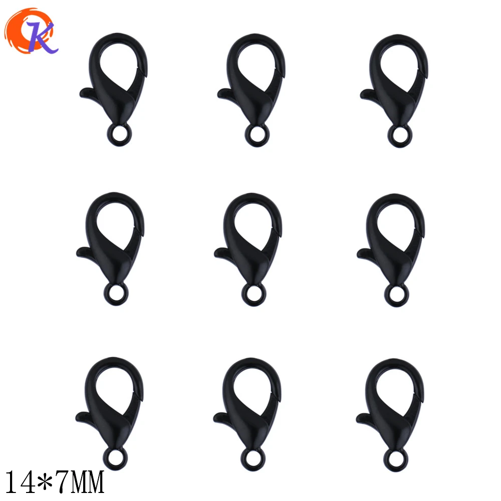 Download 100pcs 14*7mm Black Color Lobster Clasps Hooks Jewelry ...