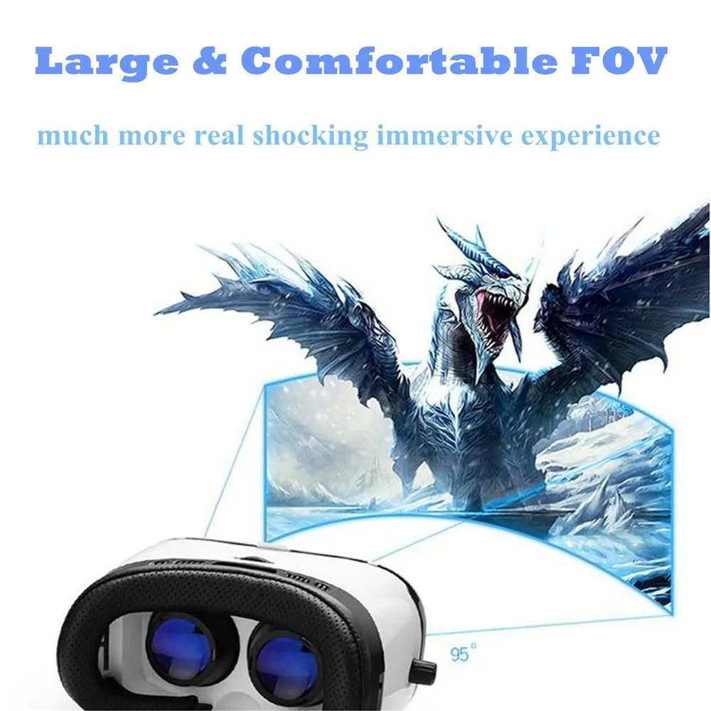Очки виртуальной реальности Great Lens VR для LG Samsung Huawei Visore 3d фильмы видеоигры очки с