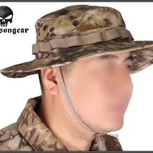 ЭМЕРСОН Boonie Hat Военная Униформа Тактическая Армии Hat Анти-царапать Сетка Ткань камуфляж шляпа Kryptek Highlander Охота Кепки em8714