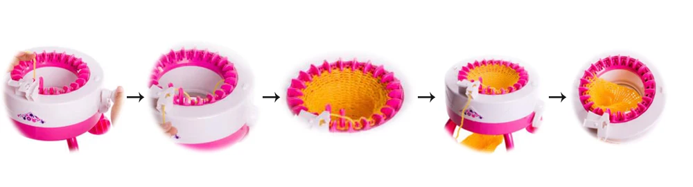 Высокое качество ткацкий станок W. пряжа вязальная машина для шапок шарфы свитер Детские обучающие игрушки подарки набор для детей