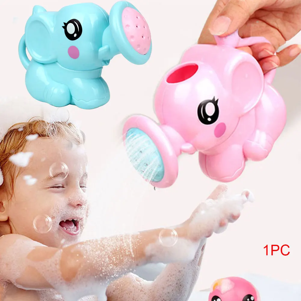 Детские игрушка для ванны слон горшок мультфильм для детей пластиковый душ