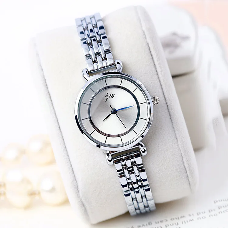 Известный бренд JW браслет наручные часы Для женщин роскошные золотые повседневные из нержавеющей стали аналоговые Наручные часы для женщин нарядные кварцевые часы