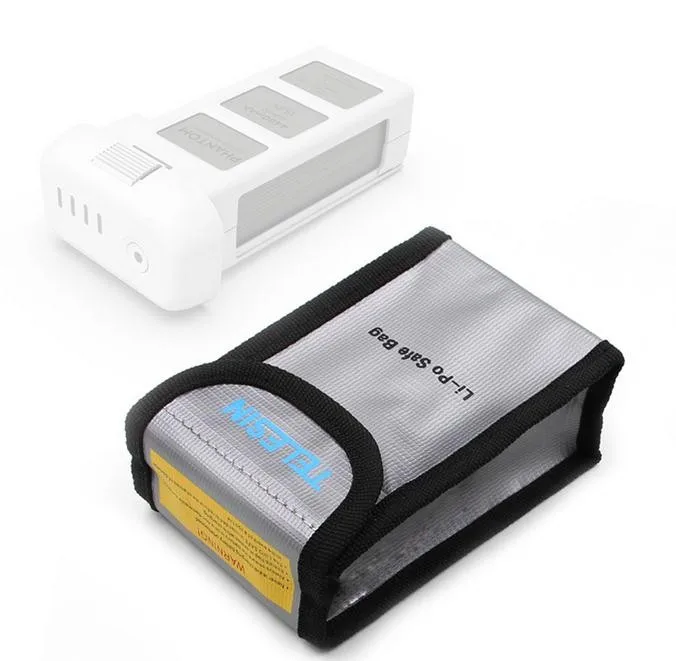 

LIPO BATTERY SAFE BAG ANTI FIRE LI-PO AKKU FOR D JI PHANTOM 2 3 4 BATTERY PRO STANTARD ADVANCED