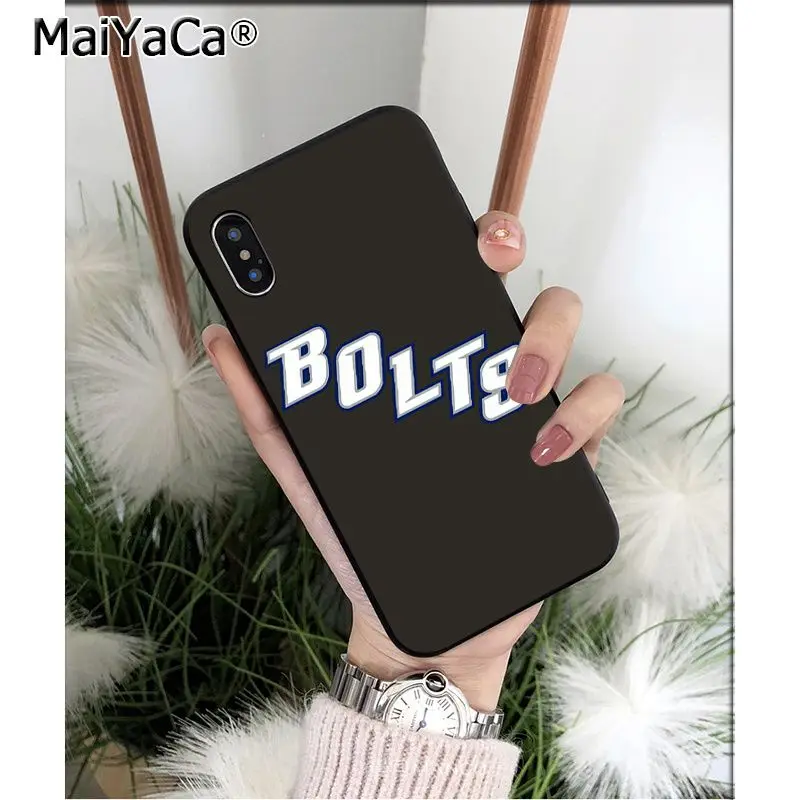 MaiYaCa Tampa Bay Lightning чехол для телефона высокого качества для Apple iPhone 8 7 6 6S Plus X XS MAX 5 5S SE XR Чехол для мобильного телефона