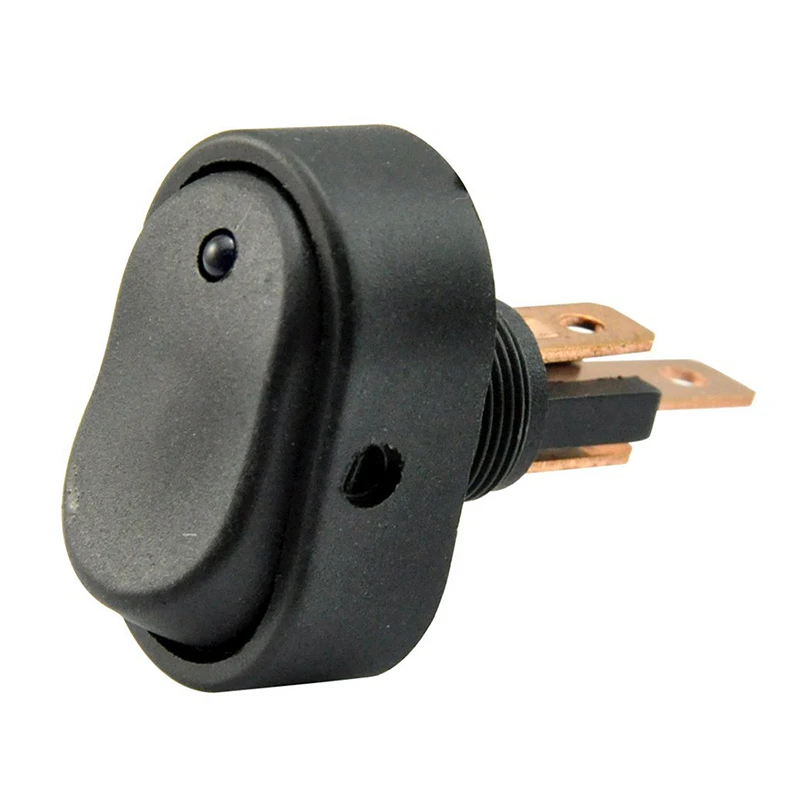 

30 Amp 12 Volt LED ON-OFF Rocker Switch Toggle Triple-cornered Plug Switch For Car Motorcycle Boat Marine 5-pack