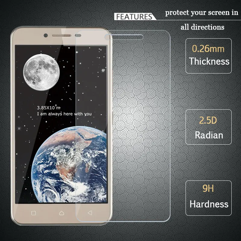 Для lenovo K5 закаленное стекло 2.5D 9H Премиум Защита экрана Защитная пленка для lenovo Vibe K5/K5 Plus Lemon 3 A6020 5,0"