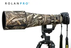 ROLANPRO водостойкий Камуфляжный Плащ дождевик для Nikkor Nikon AF-S 600 мм F/4E FL ED VR защитный чехол Защита объектива рукав