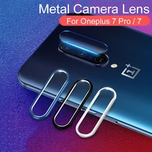 For One Plus 7 Pro Camera Metal Ring Len Glass For OnePlus 7 Pro Tempered Glass Screen Protector Full Film Lens For OnePlus7 Pro