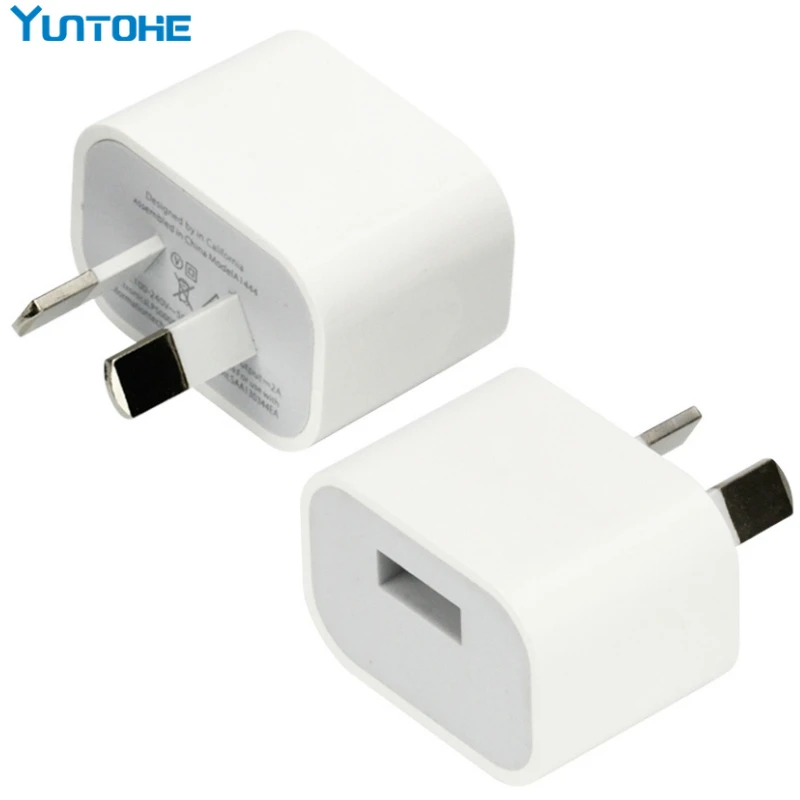 500pcs AU USB Power Adapter 5V 2A Australia New Zealand AU Plug Wall
