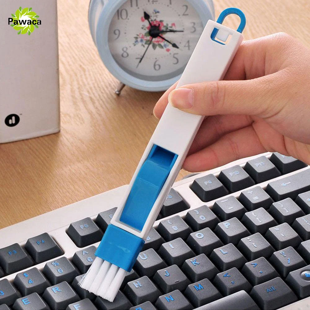 

Windows Recess Groove Cleaning Brush Crevice Brush with Dustpan Cleaning Tool Wash Screens Keyboard Kitchen Accessories