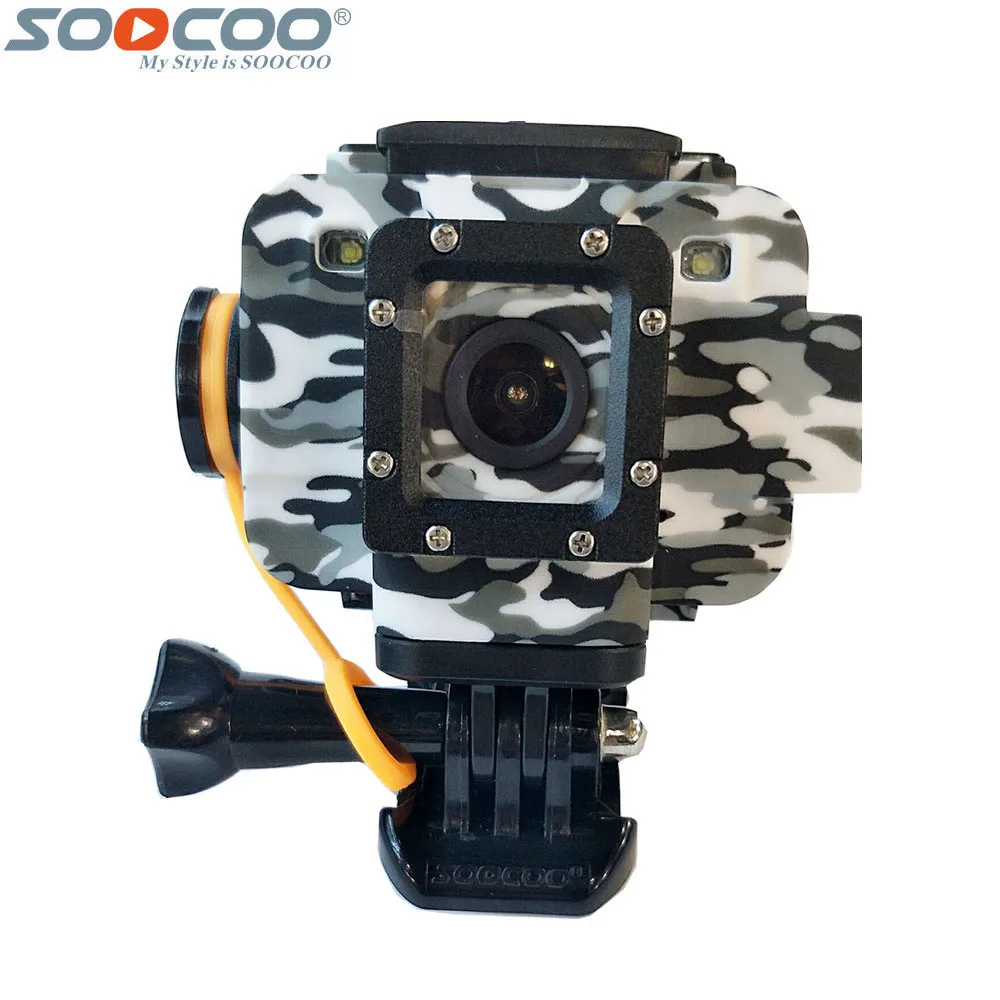 

S80W Camouflage Bare Waterproof Action Camera 1080P Night Vision WIFI Outdoor Sports Mini DV Support External Microphone