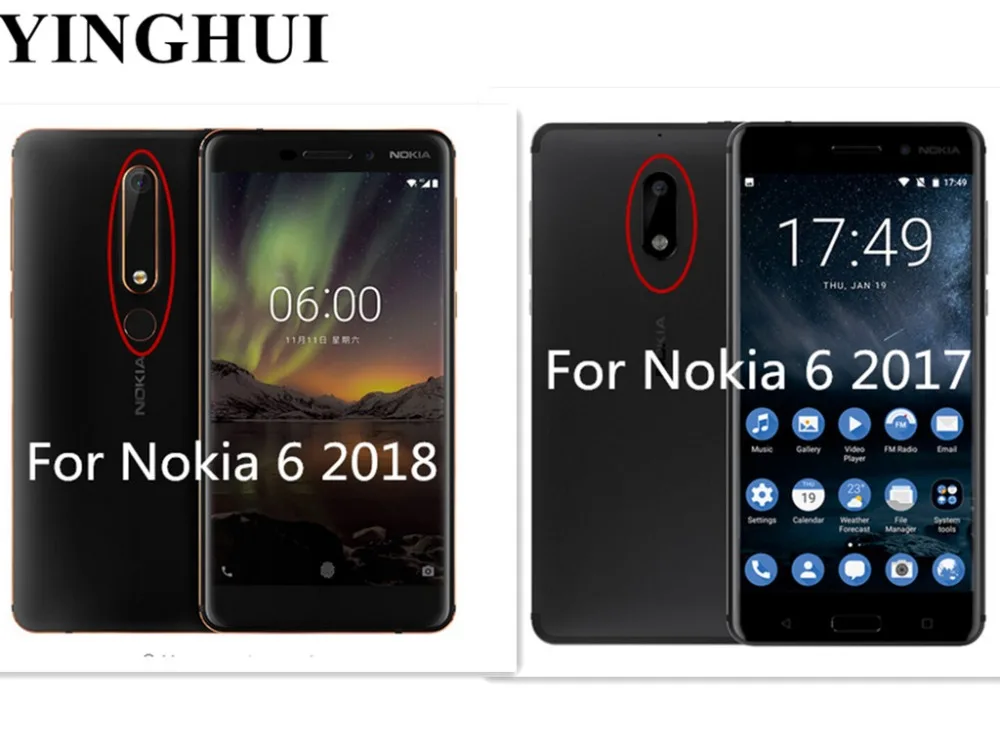 Роскошный чехол из искусственной кожи для Nokia 6 2018 1 5 дюймов Чехол портмоне с