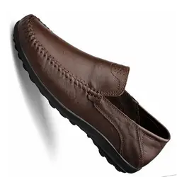 GOGORUNS мужские кроссовки из натуральной кожи мужские Дышащие Ультра легкие мужские спортивные беговые кроссовки для вождения кроссовки