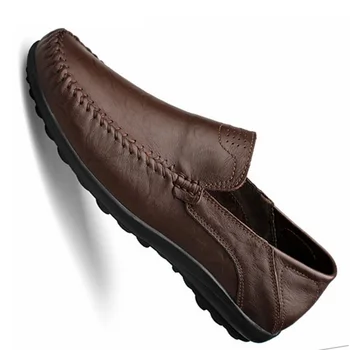 

GOGORUNS men genuine leather running sneakers shoes men breathable ultra light men sport jogging driving shoes running shoes men