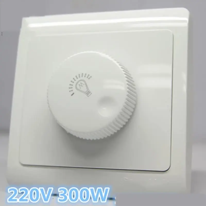 220 V 300 W Regulowany Kontroler Ściemniacz Dla Ściemniania panel sufitowy LED świeca Lampa spot Light Bulb