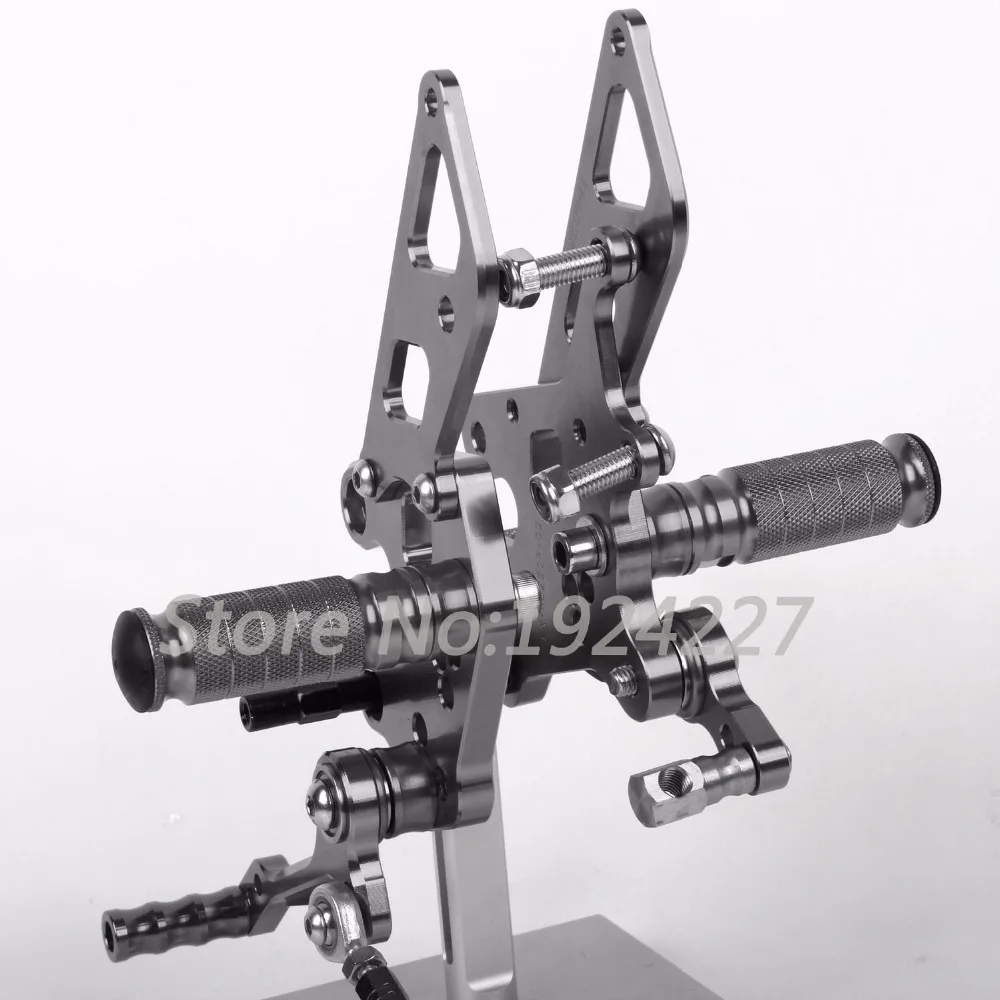 8 видов цветов CNC Rearsets для Kawasaki NINJA 250R EX250 2008 2012 задний комплект мотоциклетные