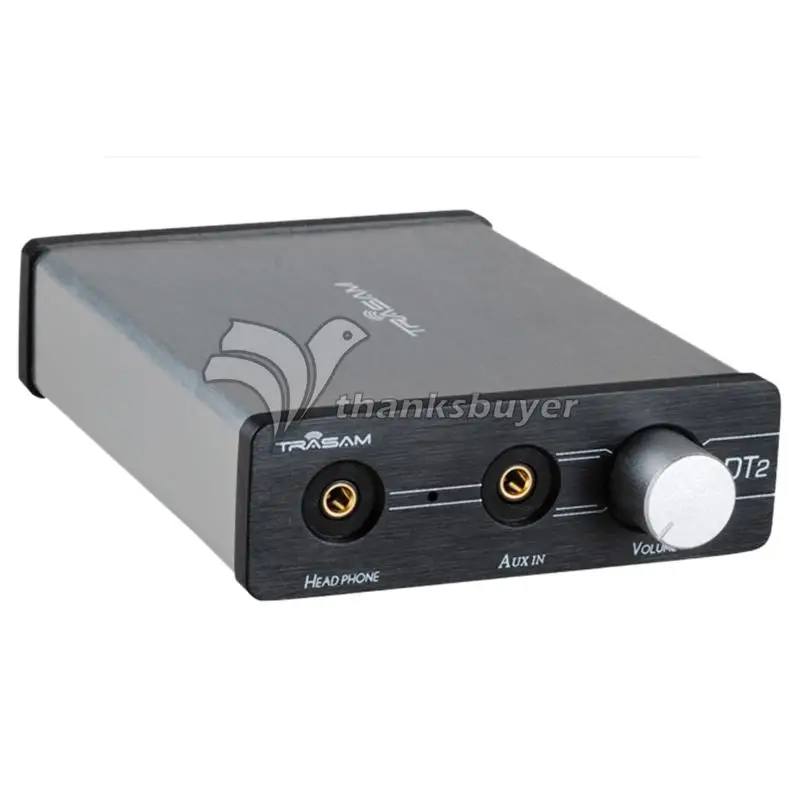 

Trasam DT2 HiFi 2.0 Digital Audio Decoder Headphone Amplifier Input USB AUX 24Bit192KHz with Independent External USB Sound Card