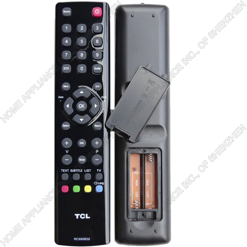 TV Remote Control RC3000E02 for Thomson TV Compatible with
