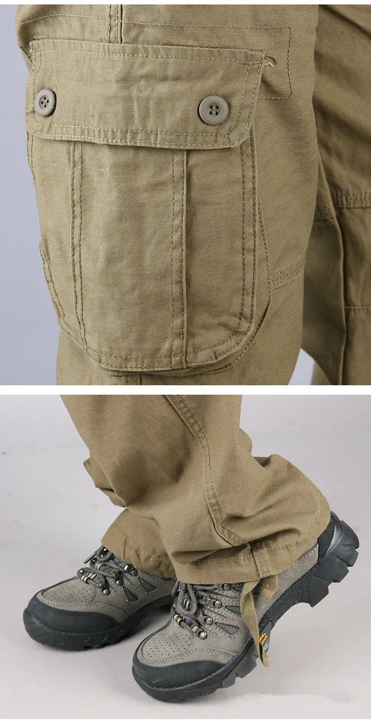 NaranjaSabor новые мужские военные брюки повседневные тактические брюки с несколькими карманами мужские прямые Слаксы длинные брюки размера плюс N349