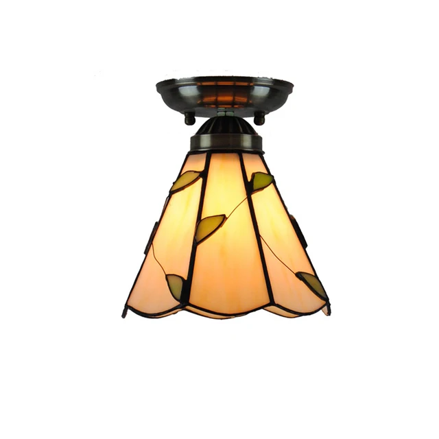 Us 99 7 Inch Tiffany Vintage Flush Mount Stained Gl Ceiling Lamps E26 E27 Light Home Lighting For Balcony Living Room Bedroom Cl244 In Us 99 7 Inch Tiffany Vintage Flush Mount Stained Gl Ceiling Lamps E26 E27 Light Home Lighting For Balcony Living Room Bedroom Cl244 In