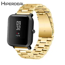 HIPERDEAL Новинка Браслет из натуральной нержавеющей стали ремешок для Xiaomi Huami Amazfit Bip Молодежные часы 18Mar06 Прямая поставка F
