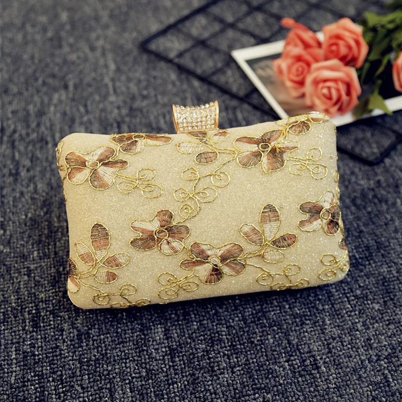 

Luxury Brand Design Rhinestones Decoration Day Clutches Women Evenings Bag Party Wedding Handbag With Chain Purses Wallet Bolsa