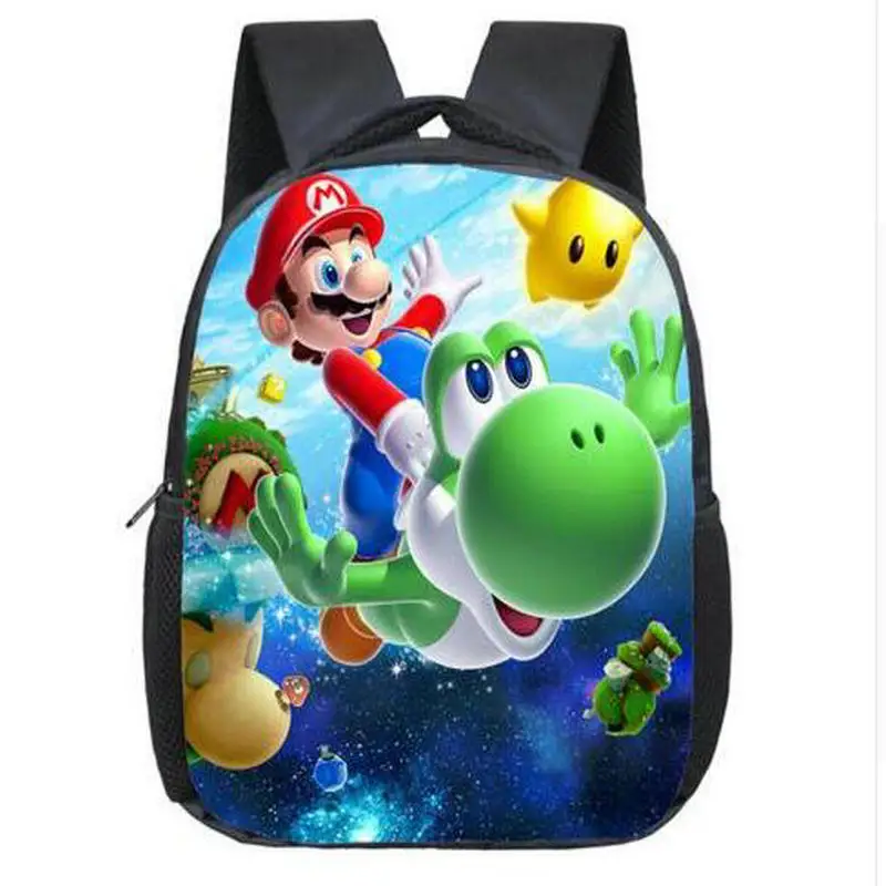 Super Mario Printing font b Backpack b font Children Cartoon Sonic font b Backpacks b font