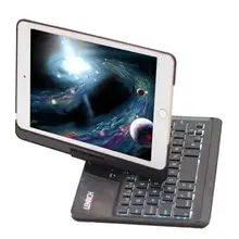 Для новых iPad Mini 5 и iPad Mini 4 чехол с клавиатурой с подсветкой, Lenrich тонкий вращающийся на 360 градусов беспроводной bluetooth чехол