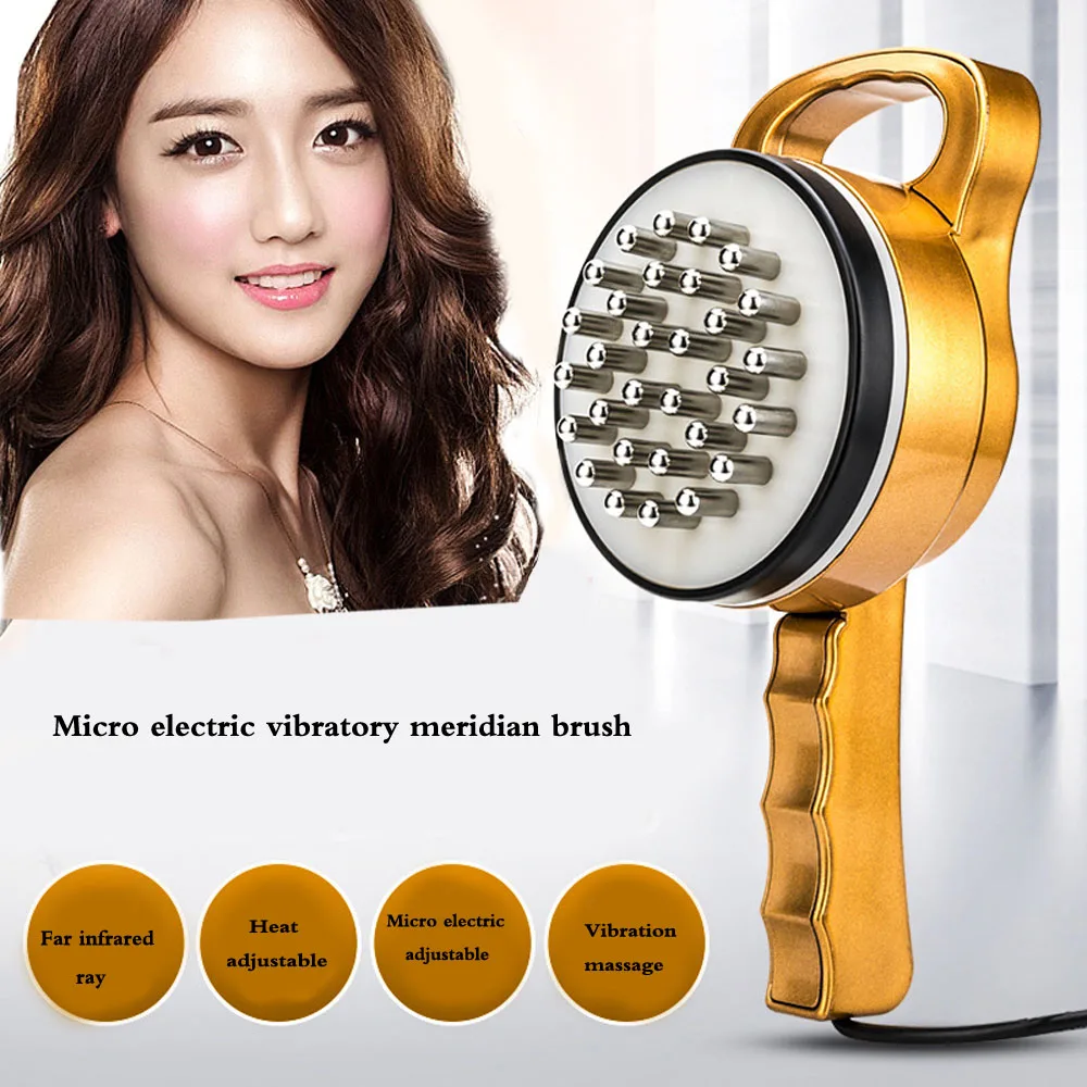 Far Infrared Electric Heating Brush Micro Vibration Massage Meridians Electrotherapy Micro Current Body Slimming Instrument Far Infrared Electric Heating Brush Micro Vibration Massage Meridians Electrotherapy Micro Current Body Slimming Instrument