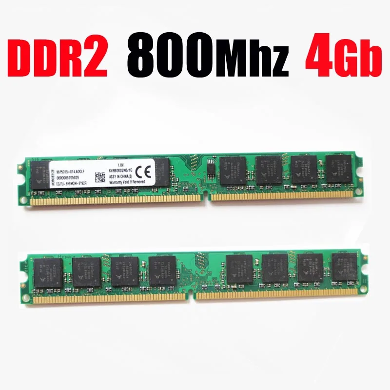  ram ddr2 4gb 8gb 800 / ddr2 800Mhz desktop Memory PC2 6400 ram ddr 2 4G 8G 4 gb 8 gb -- lifetime wa