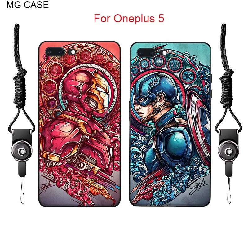

Super Man Batman Phone Case For OnePlus 6 5 A5000 5T 1+5T One 2 3 T X Captain America Iron MAN Hard Cover Shel For ONEPLUS 6 Six